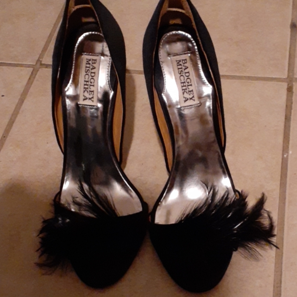 Black High heels sandals